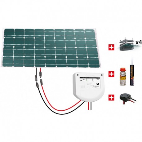 KIT SOLAIRE CAMPING CAR 12V100W