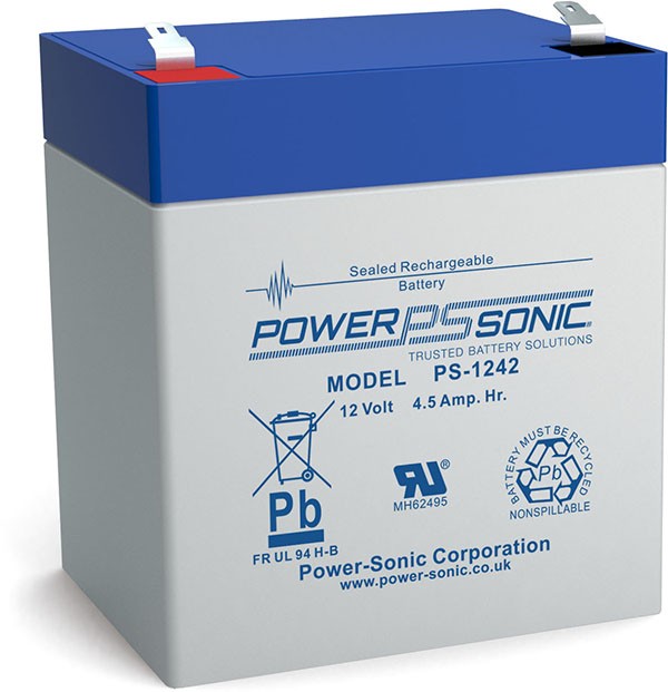 Batterie Parasystems PS-1242 12V 5Ah Acide scellé de Plomb Ce Produit est Un Article de Remplacement de la Marque AJC® 